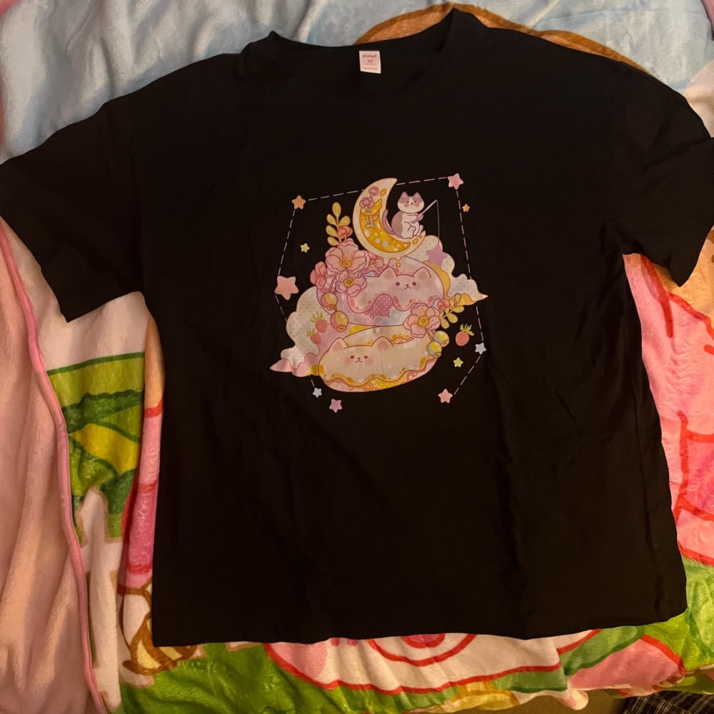 Black Graphic T shirt